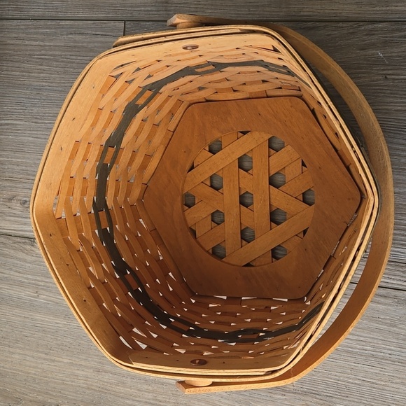 Longaberger Basket Christmas Collection 1997 Edition Snowflake Basket - Picture 9 of 10